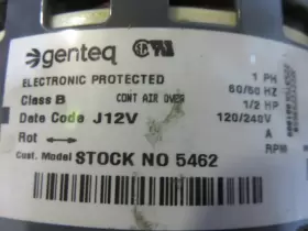 D341314P90 TRANE Blower Motor Genteq #2