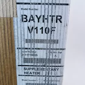 V110F TRANE Electric Heater Bayhtr Kit #2 V110F TRANE Electric Heater Bayhtr Kit #2