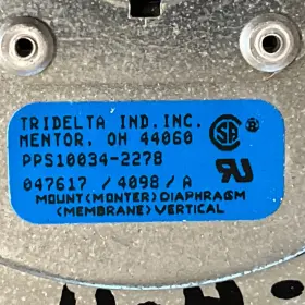 PPS10034-2278 TRIDELTA Furnace Pressure Switch #2