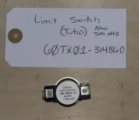 314860 TUTCO Therm Disc Thermal Limit Switch 314860 TUTCO Therm Disc Thermal Limit Switch