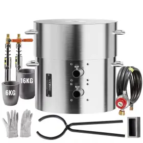 726084629264 VEVOR Propane Melting Furnace Gas Dual Burn Kit