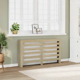 721102949586 VIDAXL Radiator Cover Sonoma Oak Wood