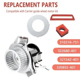 310316-751 VKQ Gasket Carrier Draft Inducer Motor Housing Kit #3