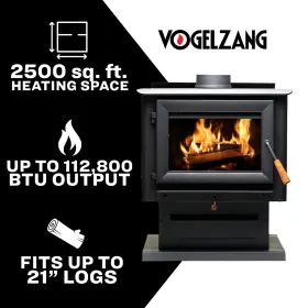 4005538 VOGELZANG Plate Steel Wood Stove #2