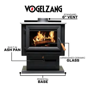 4005538 VOGELZANG Plate Steel Wood Stove #3