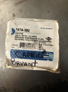 767A382 WHITE-RODGERS Furnace Ignitor Robertshaw 767A382 WHITE-RODGERS Furnace Ignitor Robertshaw