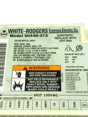 CNT1849 WHITE-RODGERS Trane American Standard Circuit Board #2