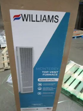 3509622A WILLIAMS Monterey Natural Gas Wall Furnace Heater #2
