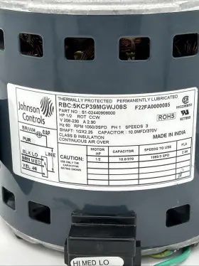 S1-02440908000 YORK Rpm Phase Ccw Motor #2