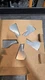 Packard A65123 Fan Blade 12" Aluminum 5 Blade CW, 5/16" Bore (w/ Hub)