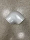 Fortress White 4.5" Flat 90 Elbow Model #LK122W
