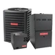 Goodman 1.5 Ton 14 SEER2  R32 AC 80% AFUE 40K BTU Gas Furnace  - Upflow