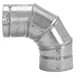 4" Selkirk 184230  90 Deg Type B Gas Vent Adj Stove Pipe Elbow 4RV-EL90, NEW