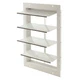 DAYTON 4YN20 Fan Shutter,16 In,White Painted Aluminum 4YN20