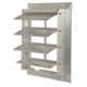 DAYTON 4FZH4 Exh Shutter,Fits Fan Dia 16 In,Aluminum 4FZH4