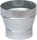 Imperial Manufacturing Increaser 3 " Dia. To 4 " Dia. Galvanized 24 Ga Crimp On