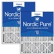 Nordic Pure 20x25x5 (19_7/8 x 24_7/8 x 4_3/8) Honeywell/Lennox Replacement ME...