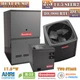 R32 Goodman 2.5 Ton Multi-Family Heat Pump Gas Furnace 14.5 SEER2 80% 80K 17.5"W