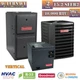 Goodman 2 Ton 15.2 SEER2 Gas Furnace AC Multi Family 96% AFUE 40K BTU Vertical