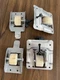 WR02X12334 GE Refrigerator Rollers Front and back Set of 4 Mobility OEM