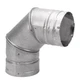DuraVent PelletVent 3 in. 90-Degree Elbow Model# 3PVL-E90B For   Pellet Stove *