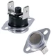 2-Pack 47-22861-03 Flame Rollout Limit Switch L250F Compatible with Rheem -...