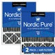 Nordic Pure 20x25x5 (4 3/8) Lennox X6673_X6675 Replacement ��MERV 12 Pleated