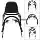 Backrest Rack Grab Rail Bar Kit For Triumph Bonneville T100 T120 Street Scramble