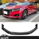 Fits 21-22 Honda Accord Front Bumper Lip Spoiler Kit IKON V2 Gloss Black PP 4PCS Fits 21-22 Honda Accord Front Bumper Lip Spoiler Kit IKON V2 Gloss Black PP 4PCS