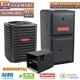 R32 Goodman 1.5 Ton AC & Gas Furnace System 13.8 SEER2 92% 40000 BTU Horizontal