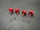 Honeywell Water Heater Gas Valve Control Dial Knob w/Spring (Red) Set of 4.