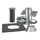 Selkirk 206621 Sure-Temp 6" Stainless Pitched Ceiling Support Kit New Open Box