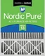 Nordic Pure 20x25x5 MERV 13 Pleated Plus Carbon Lennox X6673 Replacement AC F...