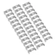 uxcell T8 Clips Bracket Hanger for Integrated 35 Count (Pack of 1), Silver 