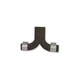 DAYTON 3F817 Dual Vent Kit,Flange-Mount, Steel 3F817