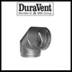 DURAVENT DVL DOUBLE WALL- 6" Wood Stove Pipe- 90 Degree Elbow #6DVL-E90