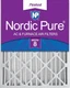 Nordic Pure 20x24x4 (3 5/8) Pleated MERV 8 Air Filter 1 Pack