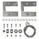 DAYTON 4HX79 30" Sq Steel Roof Hinge Kit 4HX79