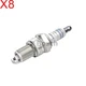 BOSCH Spark Plug x8 pcs for BMW Z1 5 E28 3 E30 CHRYSLER DODGE 2.0-3.8L 1978-2001