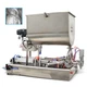 Paste Liquid Filling Machine Heating Stirring Hopper 100-1000ml 2 Nozzle 1500W