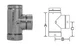 SELKIRK 4RV-TS 4" BVENT GAS STANDARD TEE CLEARANCE