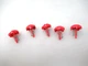 Honeywell Water Heater Gas Valve Control Dial Knob w/Spring (Red) Set of 5.