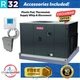 Goodman 2 Ton 13.4 SEER2 R-32 40,000 Btu 81% Afue Gas Package A/C Unit w/Kit Goodman 2 Ton 13.4 SEER2 R-32 40,000 Btu 81% Afue Gas Package A/C Unit w/Kit