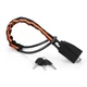 Car Steering Wheel Lock Anti-theft For Truck SUV RV w/3 Keys&Orange Reflective Car Steering Wheel Lock Anti-theft For Truck SUV RV w/3 Keys&Orange Reflective