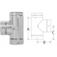 SELKIRK 3" B-Vent Gas Pipe Tee SELKIRK 3" B-Vent Gas Pipe Tee
