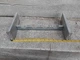 Rheem heat shield and 4 burner mounting bracket from furnace model RGDG-10EBRJR