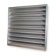 DAYTON 4FZG5 Louver,Wall Opening 24x36In,Galvannealed 4FZG5