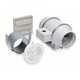 Soler & Palau KIT-TD150 White Td-150 In-Line Fan Kit (G)