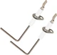 2 Packs 62-23543-01 Furnace Flame Sensor Part Compatible with Rheem, Ruud, We...