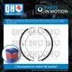 Handbrake Shoes Set fits BMW M5 E28 3.5 85 to 87 Parking QH 34411121512 Quality
